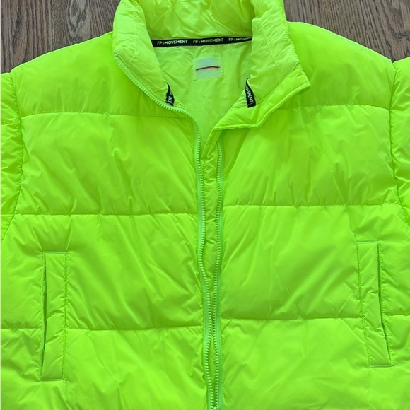 free people movement Jackets & Blazers - FP Movement by Free People Neon Green Puffer Vest